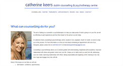 Desktop Screenshot of catherinekeers.com